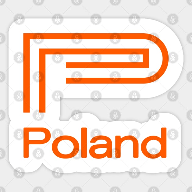 Poland Sticker by Gimmickbydesign